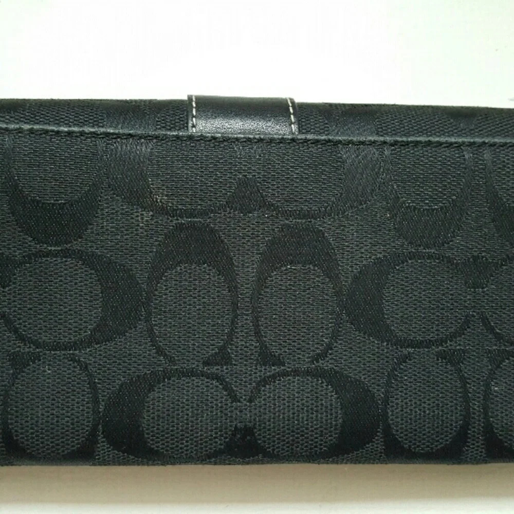 Coach black long wallet - Picture 3 of 3